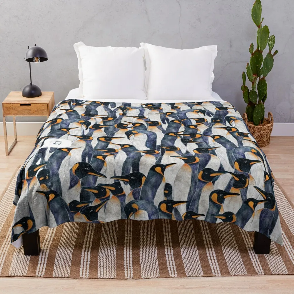 

Пение Пингвин плед одеяло Kawaii одеяло пушистое одеяло