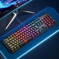 2022 business work colorful mechanical keyboard backlit hot swap blue axis gaming usb wired laptop gamer for switch ps5