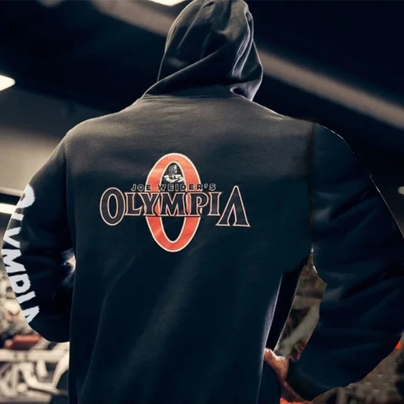

Новая Спортивная Толстовка Olympia для мужчин на весну и осень, повседневная куртка на молнии, куртка для тренировок на открытом воздухе