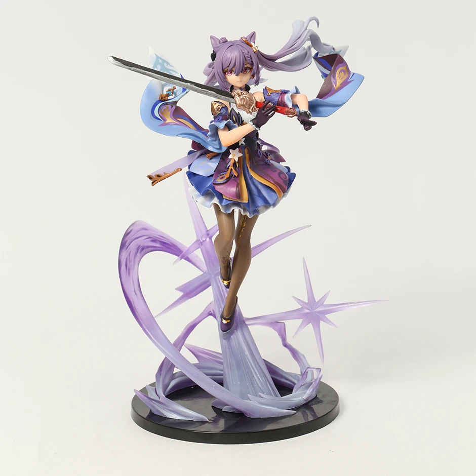 

Hot Game Genshin Impact Keqing Driving Thunder Ver. 1/7 Scale Figure PVC Model Toys Anime Bishoujo Figurine