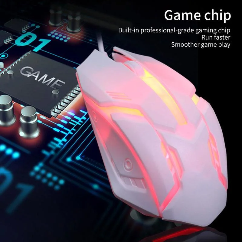 

USB Wired LED Optical Mouse Professional Gamer Mouse Computer Mouse Gaming Mouse for PC Computer