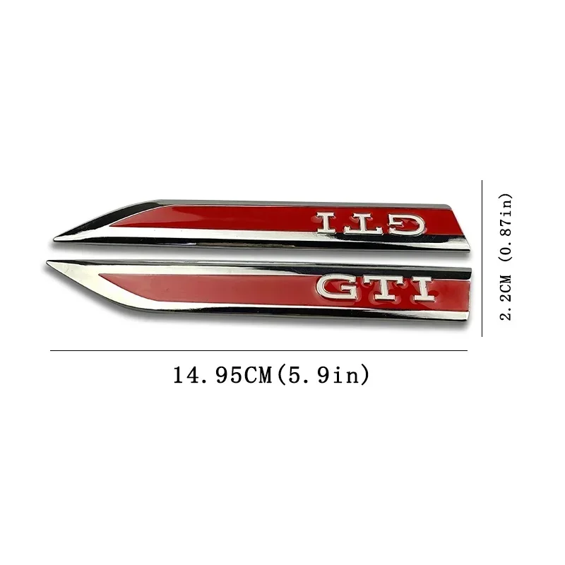 Фото Новинка 2026: Защитные металлические накладки на боковые бамперы для Volkswagen VW GTI Golf 2 3 4 5 6 7 MK2 MK3 MK4 MK5 MK6 MK7 MK8, 2 шт. №3
