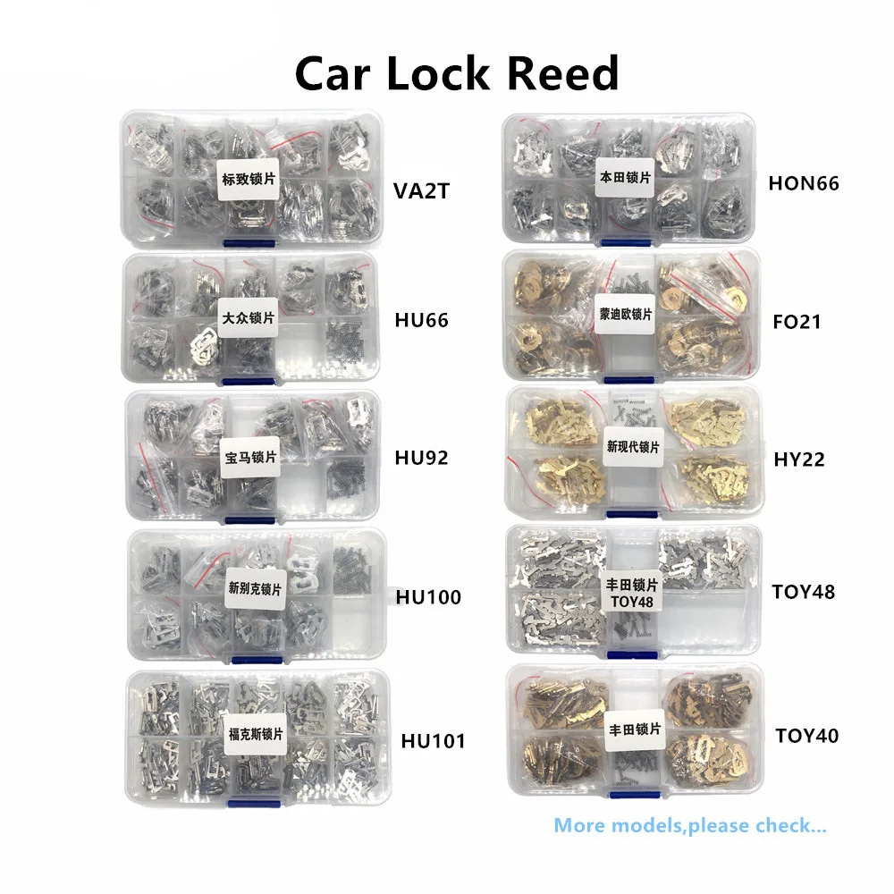 

Lock Reed Lock Plate For FO21 TOY43 TOY48 HY22 HU92 HU100 HU66 HON66 SIP22 VA2T for Honda/BMW/Toyota Car Lock Repair Accessories
