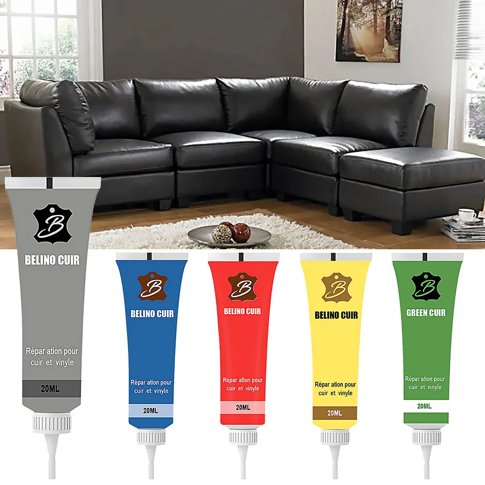 

1PC 20ml Leather Repair Gel Filler Cream Restore Car Seat Sofa Scratch Scuff Hole 11colors