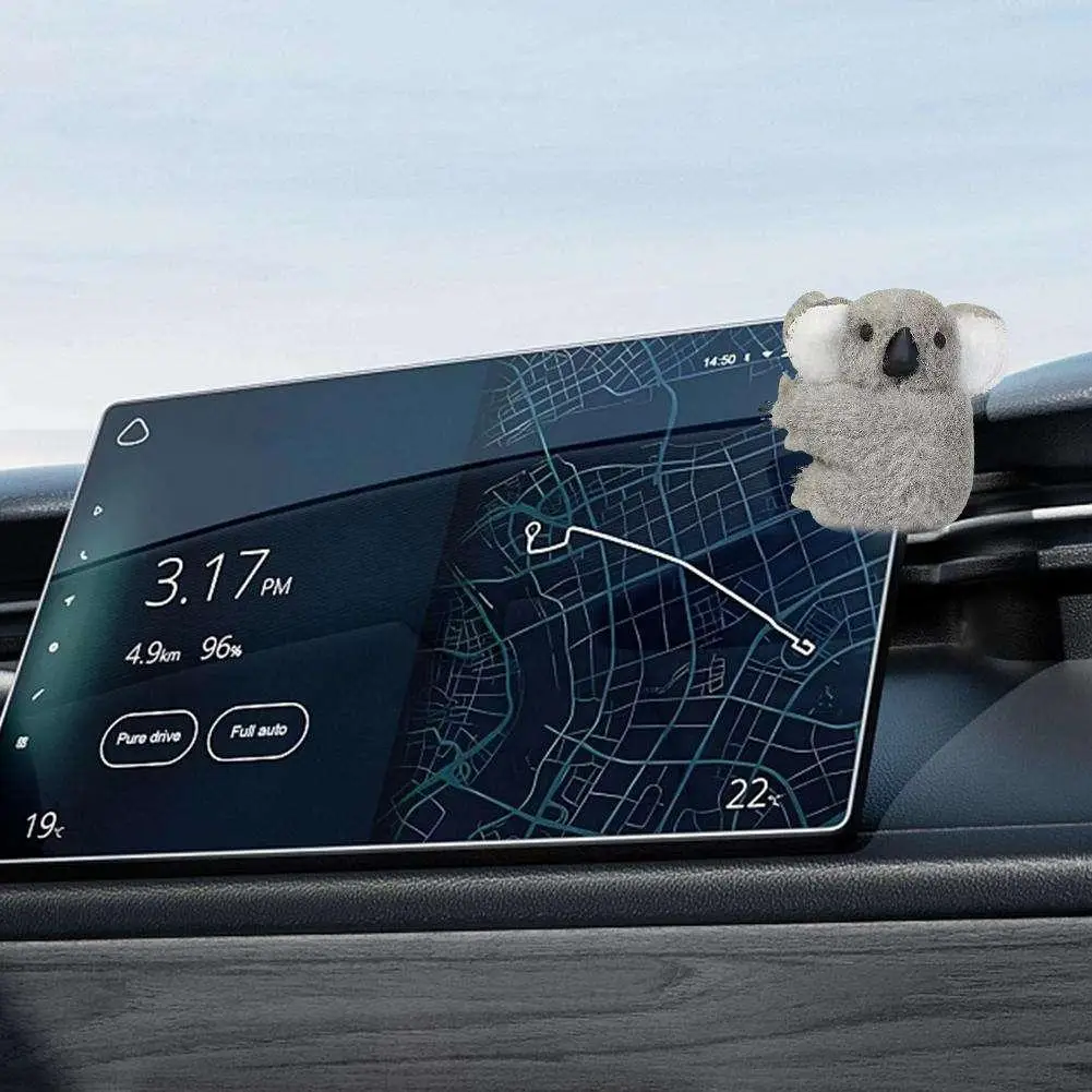 

Cute Koala Decoration Creative Fashion Plush Center Console Rearview Mirror Ornaments Car Interiors Accessories For Girls Gifts