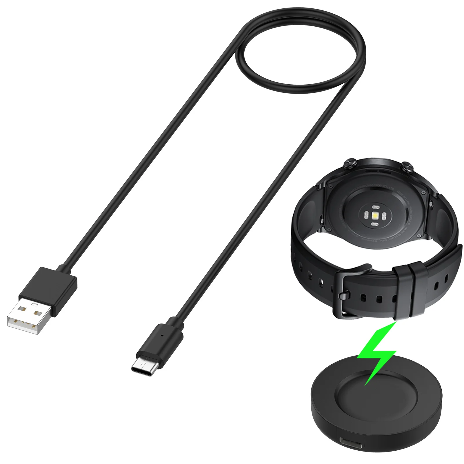 

Portable Smart Watch Dock Charger Adapter Charging Wire Magnetic USB Charging Cable Cord Wire For Watch S1 Charging Cable
