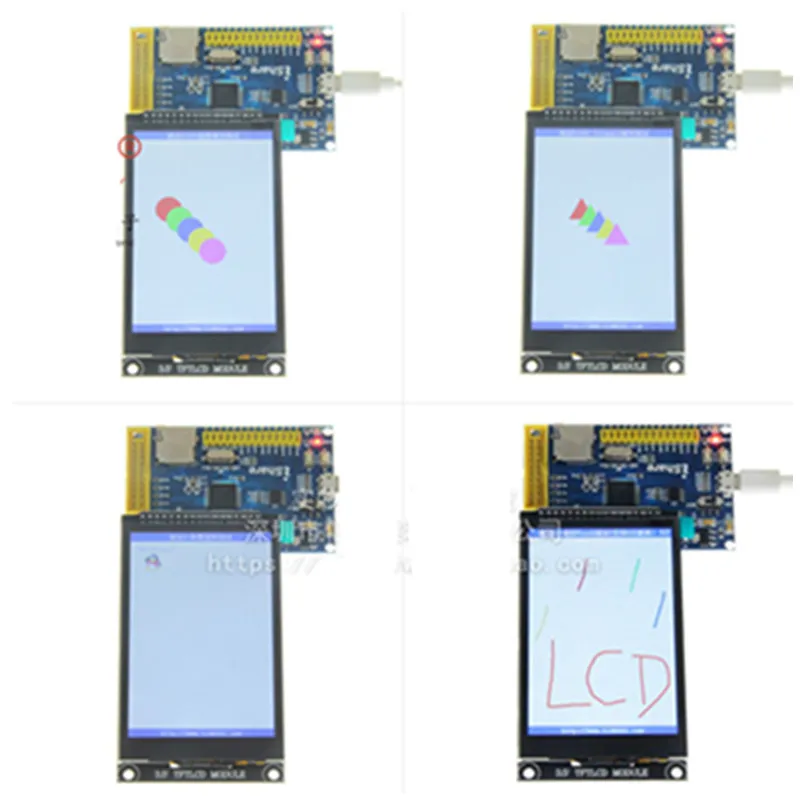 1PCS 3.5 inch TFT LCD screen LCD display capacitive touch screen module 480 x320 high-definition LCD screen