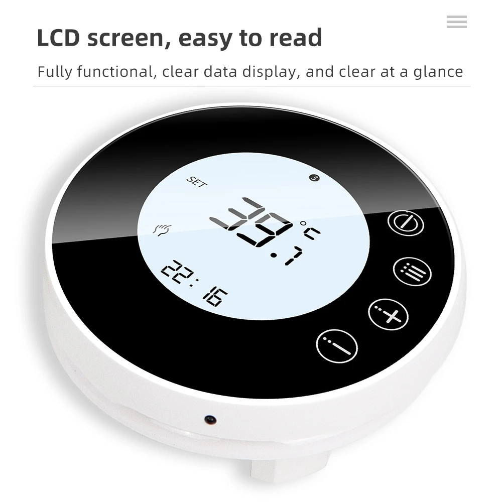 Термостат для теплого пола 16 А с Wi-Fi