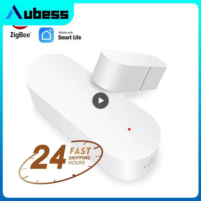

1~6PCS Zigbee Smart WiFi Door Sensor Smart Door Open/Closed Detectors Wifi Window Sensor Tuya SmartLife APP Work With Google