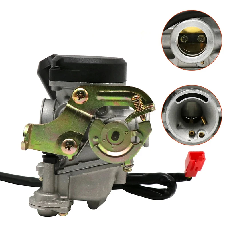 Фото GY6 Мотоциклетный карбюратор PD18J 4-тактный 50cc 60cc 137qma 139qmb Скутер Мопед Байк №5