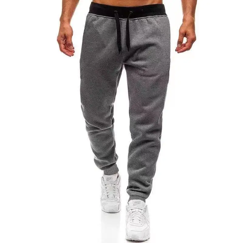 

New Thin Running Jogging Pants Men Cotton Soft Bodybuilding Joggers Sweatpants Long Trousers Sport Training Pants