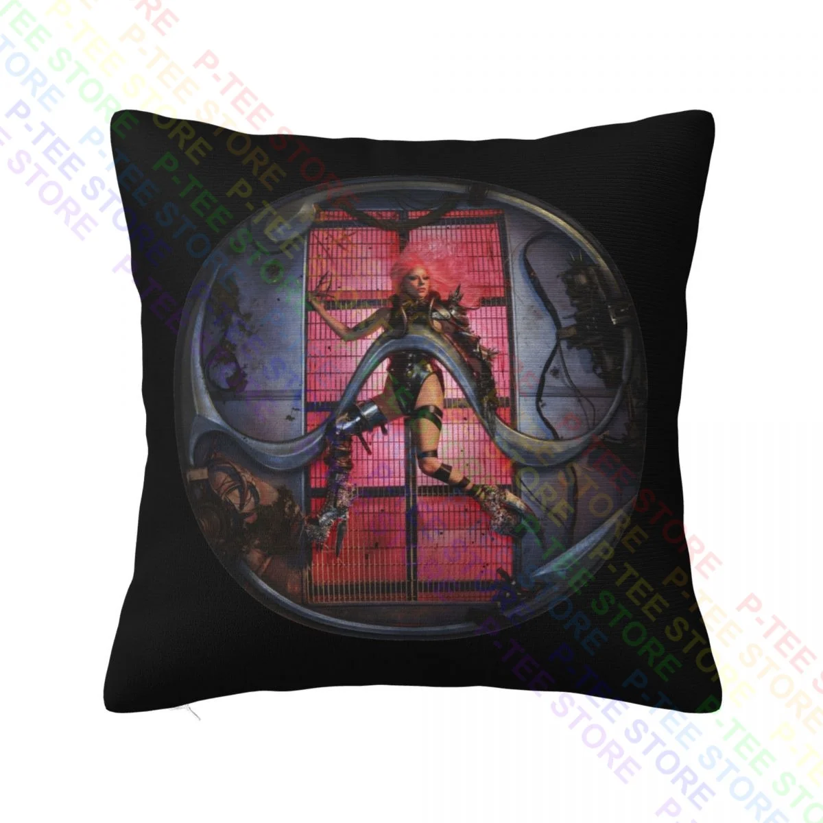 Квадратная наволочка для дамской наволочки Gaga Chromatica Ультрамягкая постельного