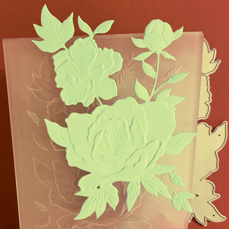 Gemini букет-3d рельефная папка для самостоятельного изготовления поздравительных