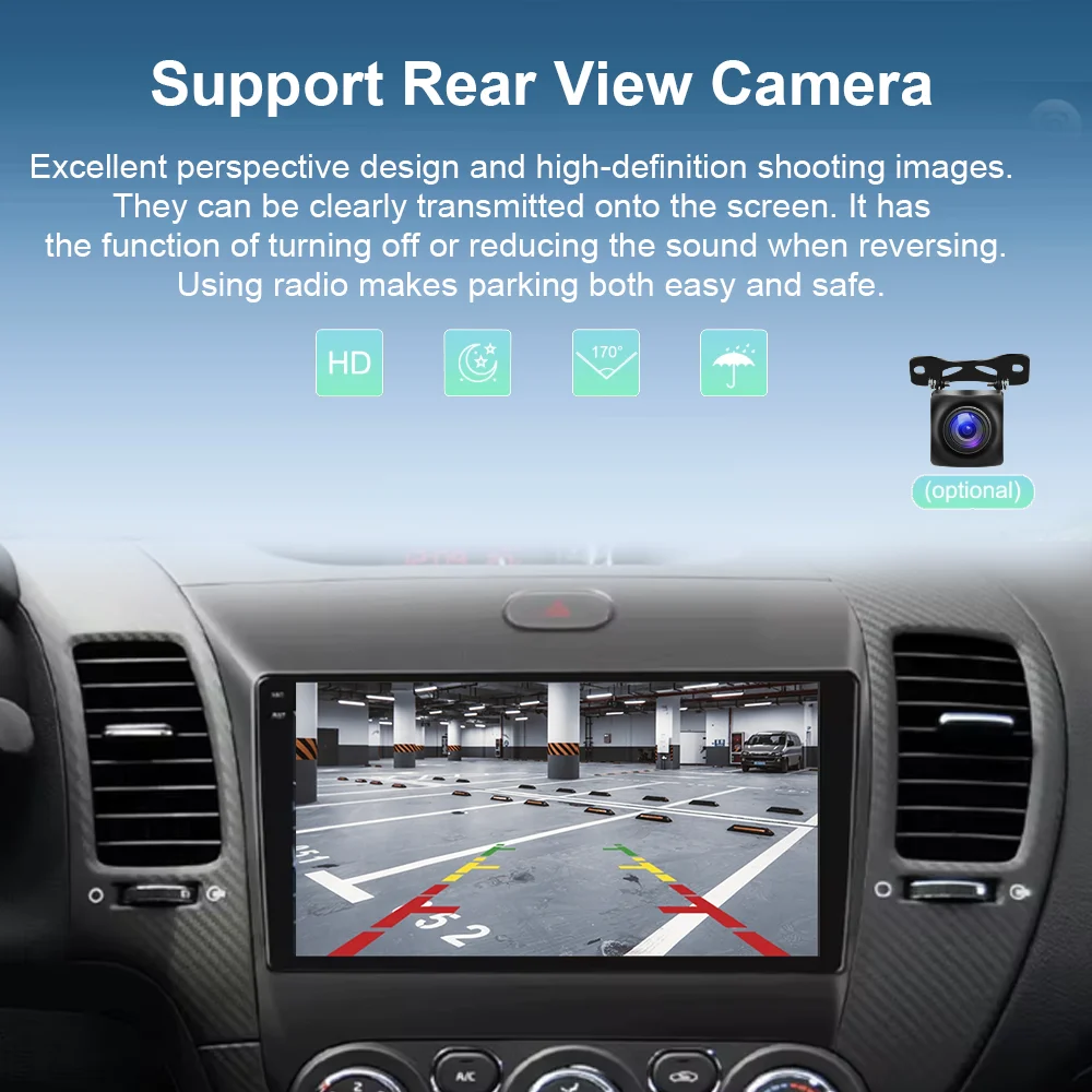 Фото Android15 Carplay Auto для KIA K3 CERATO FORTE 3 YD тюнер 2013 2014 2015 2016 2017 видеоплеер мультимедийное автомобильное радио WIFI + 4G DSP №3