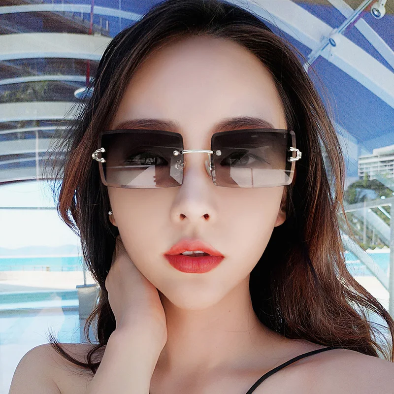 

2020 квадратные сексуальные красочные солнцезащитные очки унисекс для мужчин и женщин от известного бренда дизайнерские модные солнцезащит...