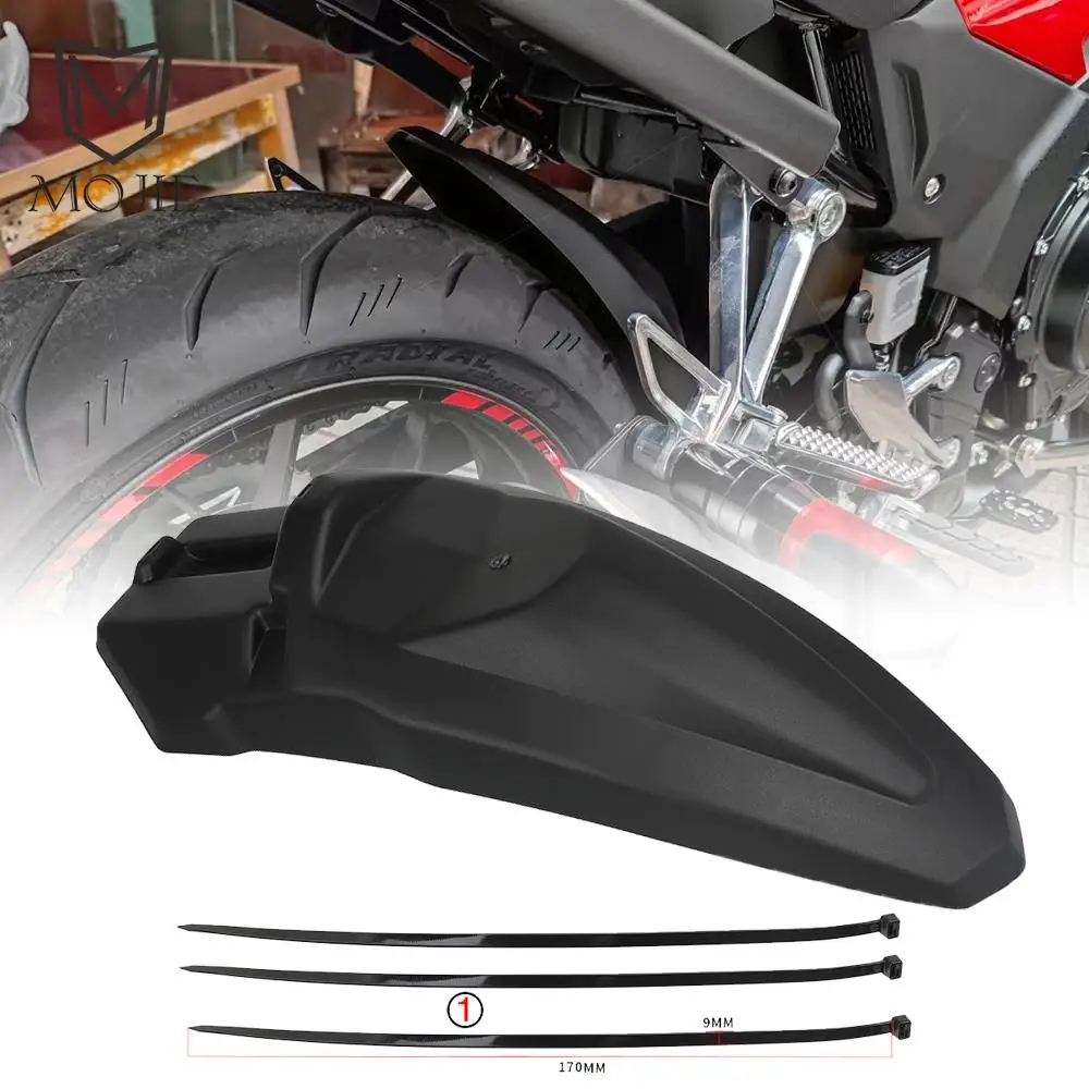 

2023 For HONDA CB500X CB500F CBR500R Motorcycle Mudguard ABS Fairing FENDER Rear Extender Extension CB 500X 500F 500R 2017-2022