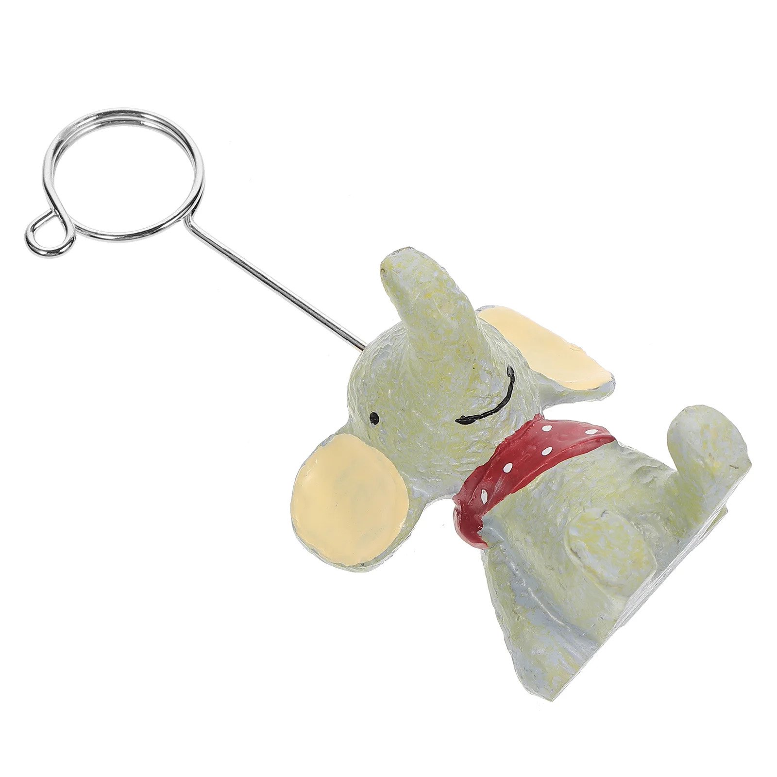 

Мультяшный держатель для заметок, зажим для фотографий, папка для сообщений из смолы, слон, животное, демонстрационная доска, настольное украшение, держатели для визиток