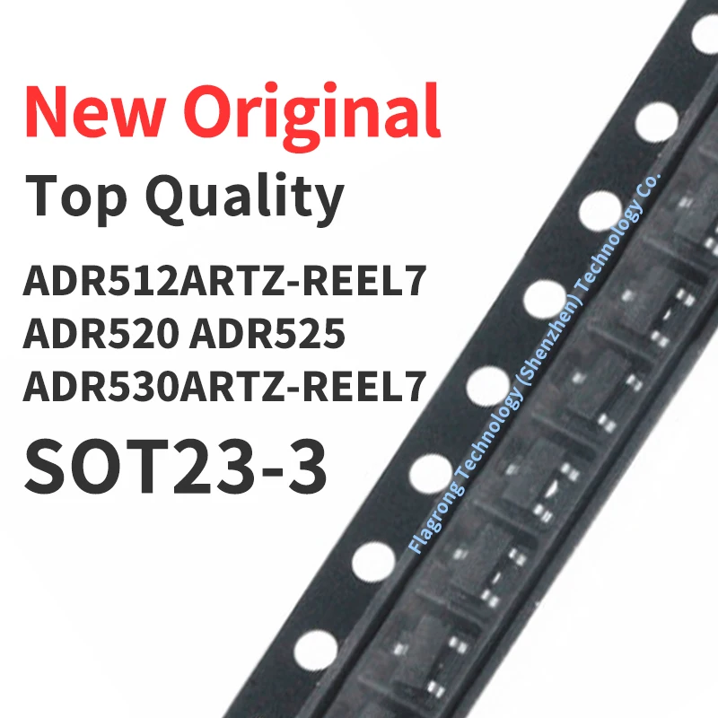 

10 Pieces ADR512ARTZ-REEL7 ADR520 ADR525 ADR530ARTZ-REEL7 Silkscreen R1R R1S R1W R1X SOT23-3 Chip IC New Original