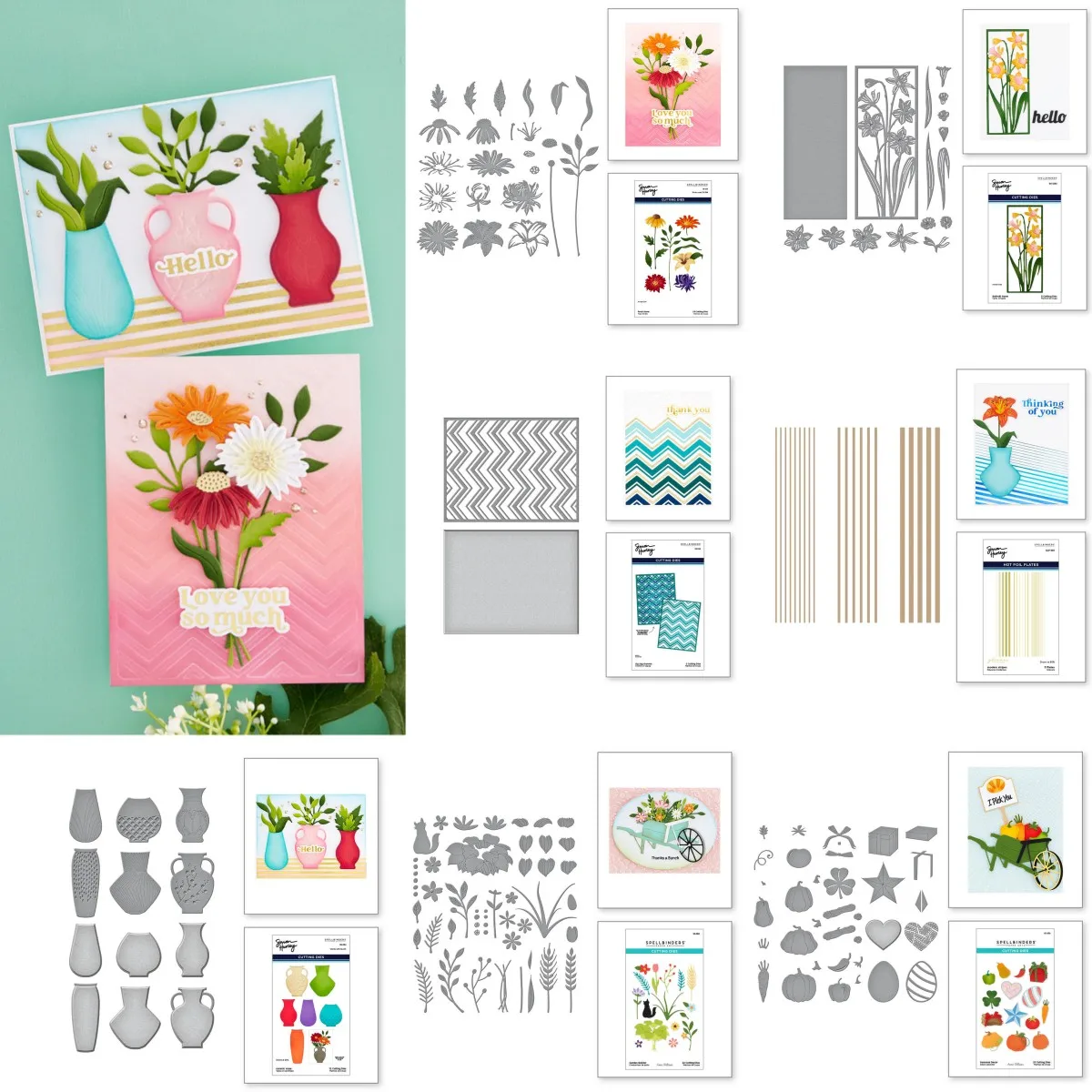 

Floral Stripes Vases Metal Cutting Dies Hot Foil Stencil for card making scrapbooking paper decoration new arrival 2023