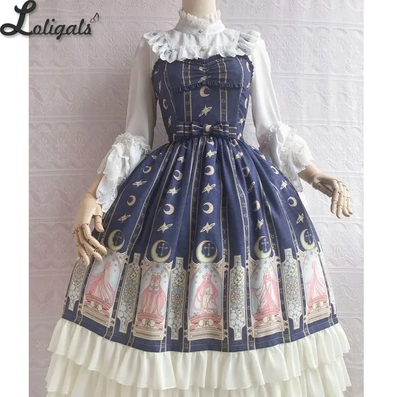 Шифоновое платье с принтом Легенда звезд от Yiliya | Женская одежда