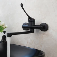 yanksmart matte black bathroom sink faucets basin faucet washbasin mixer tap deck mounted water faucet