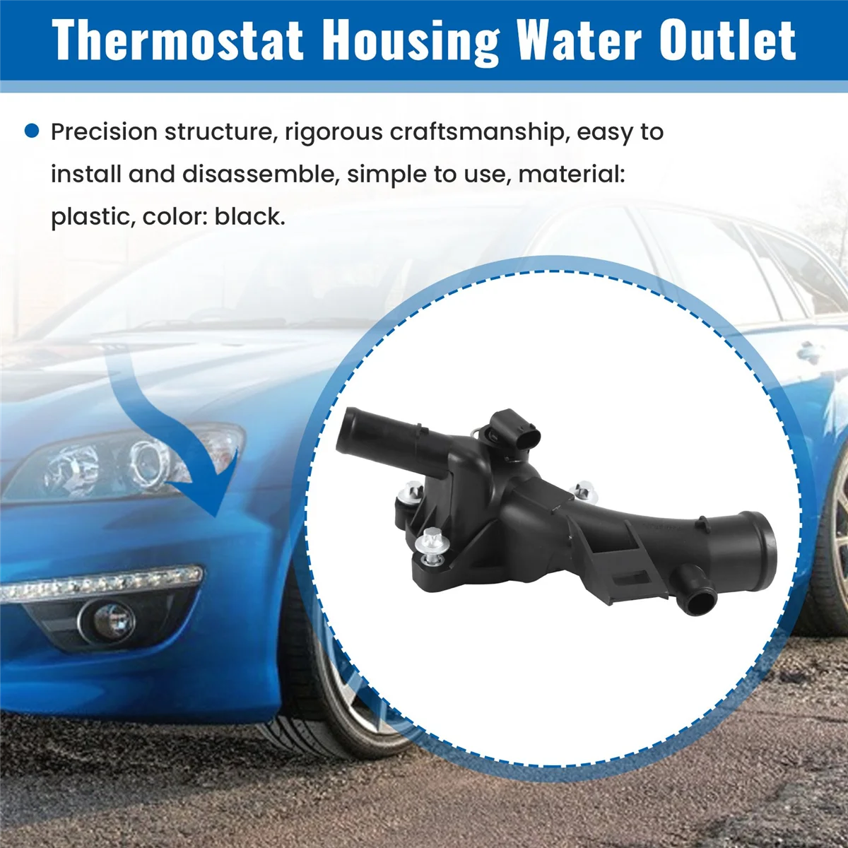 Автомобильный термостат для корпуса водяного насоса 25192985 Opel Astra J Adam Corsa D /Meriva B A14Xel