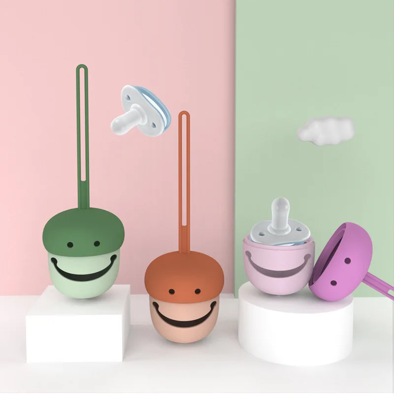 

Baby pacifier storage box silicone pacifier storage bag