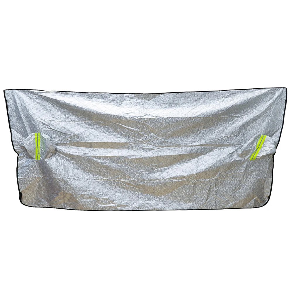 

Snow Ice Frost Guard Sun Shade for Car Windshield Durable 4 Layer Protection Universal Fit Strong Magnet Design