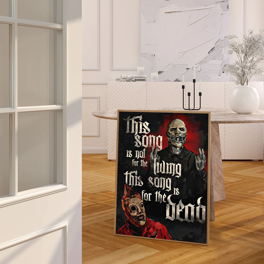 Classic Heavy Metal Rock S-Slipknot Good Quality Prints And Posters Vintage Room Bar Cafe Decor Home