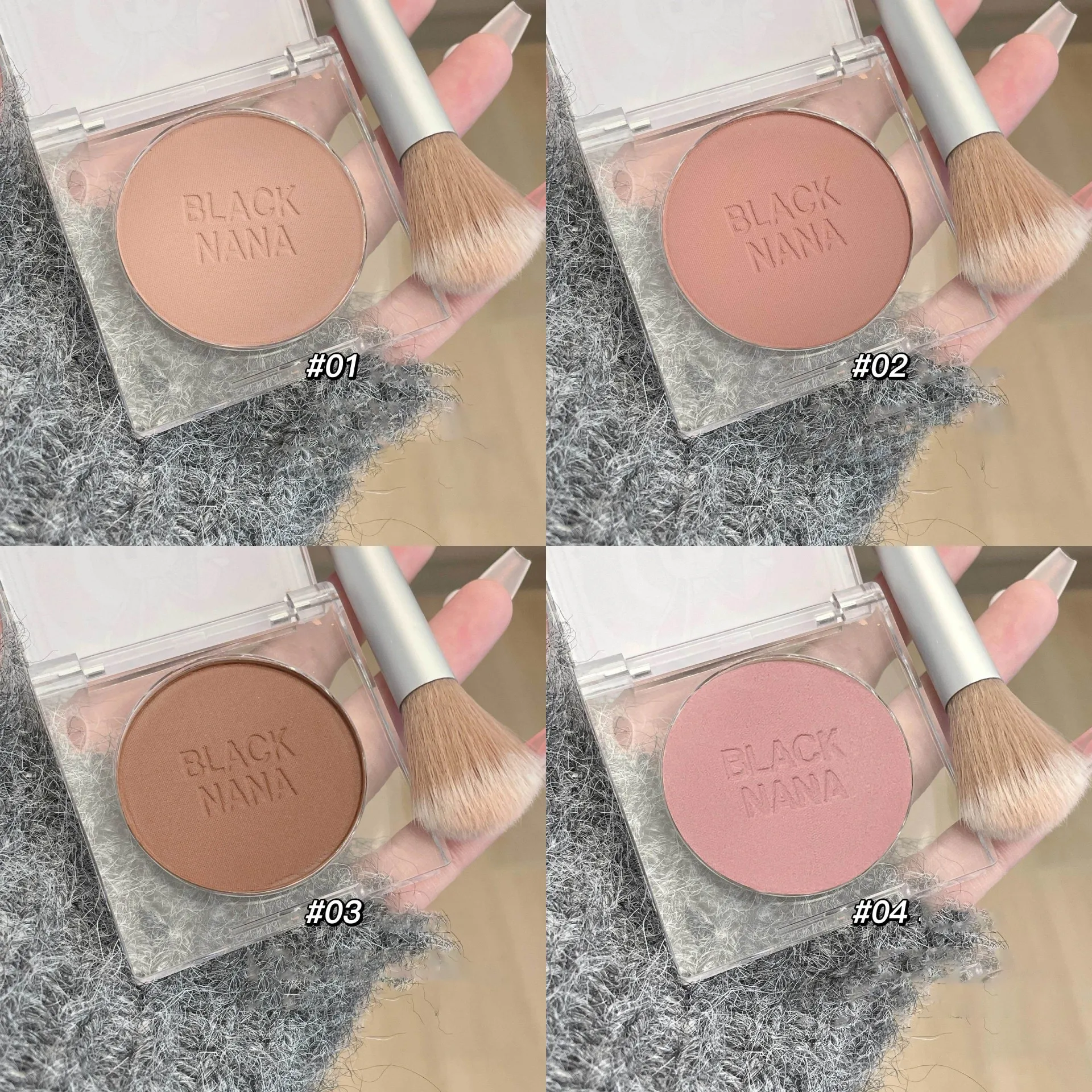 

4 Colors Face Blusher Peach Pink Tint Cream Makeup Blush Palette Milk Orange Cheek Contour Blush Cosmetics Blusher Makeup Rouge