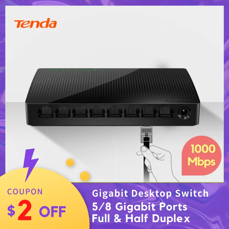 Ethernet-коммутатор Tenda Мбит/с | Компьютеры и - Цена: 1746.74