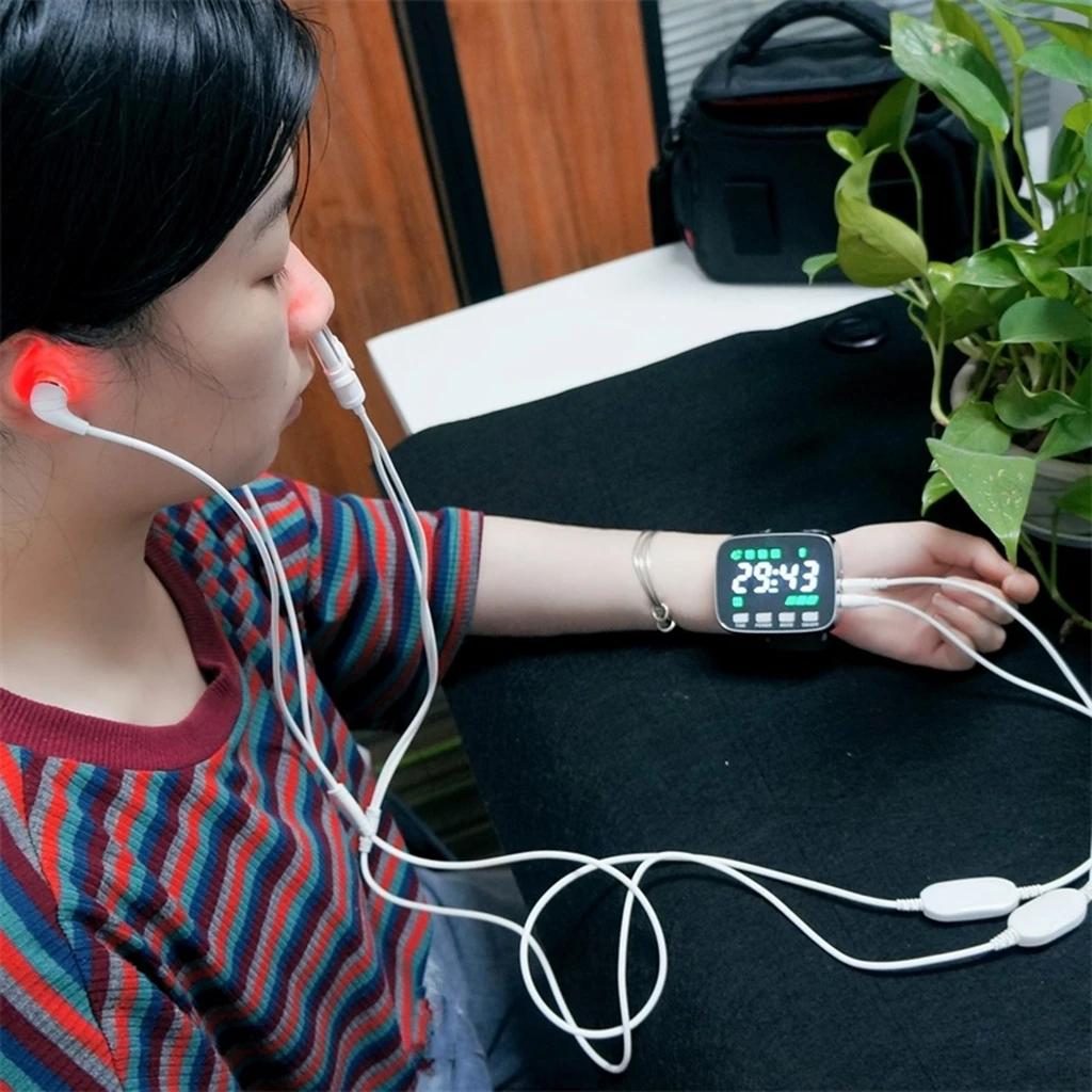 

Низкоуровневые Лазерные Терапевтические наручные часы для иглоукалывания при высоком кровяном давлении лечение ринита при диабете