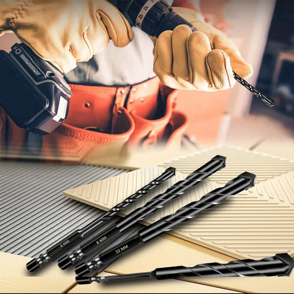 

Alloy Cement Walls Ceramic Tile Multifunctional Hole Opener Ceramics Drill Bit Triangular Drill Drilling Bit