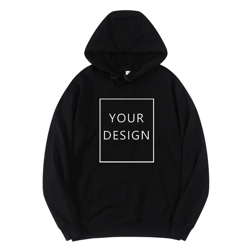 Your OWN Design Cotton Men Hoodies DIY Brand Logo/Picture Custom Men's Hoodie DIY Women Sweatshirt Unisex Men Women Clothes