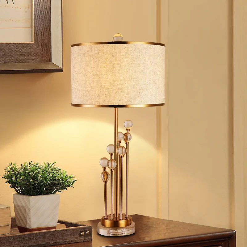 

Nordic Light Luxury Creative Living Room Bedroom Bedside Crystal Table Lamp