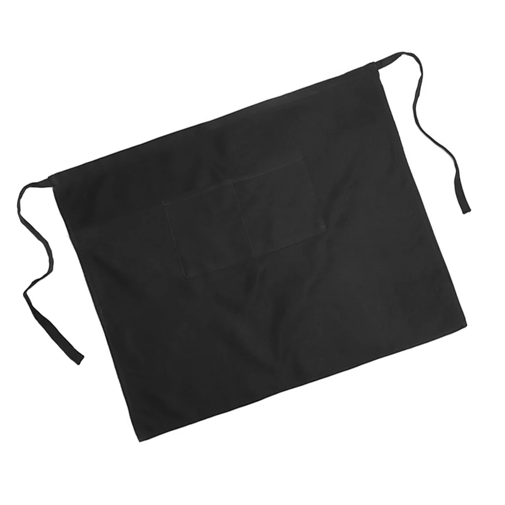 

Womens Apron Bib Apron Grill Aprons Men Waitress Apron Pockets Womens Bibs Half- Length Chef Apron Household Skirt