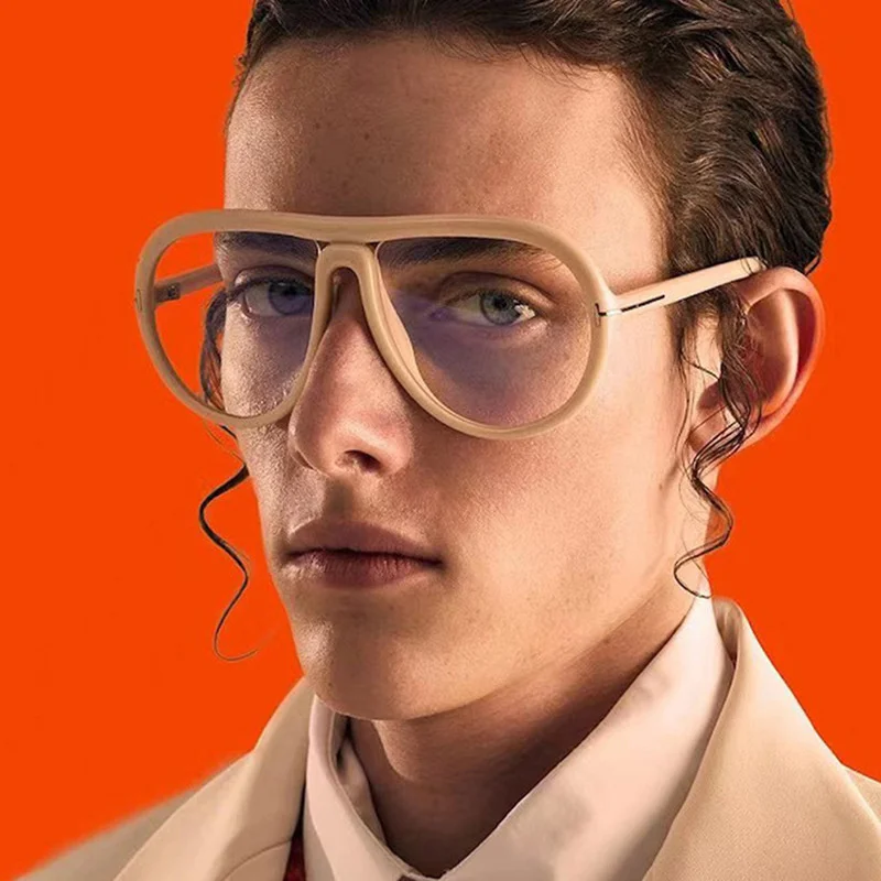 

Classic Anti Blue Light Block Men Glasses Women Fashion Big Frame Eyepiece Female Shades Strong Eyewear Male