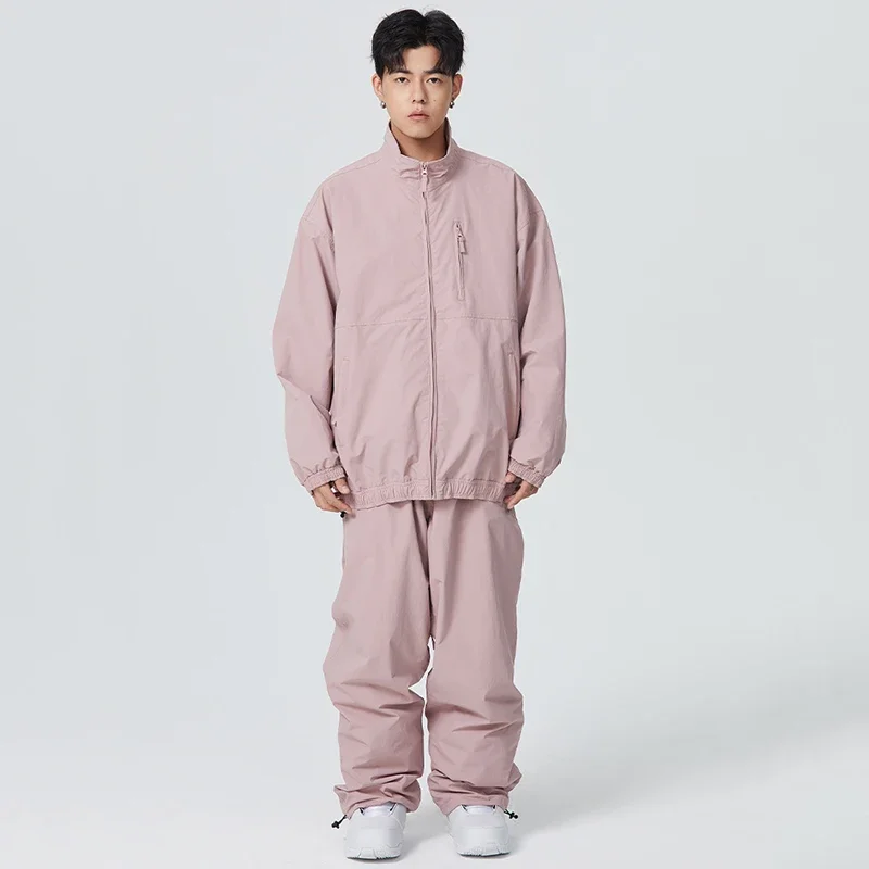 Зимние парные лыжные куртки новинка 2024 свободная Лыжная одежда для женщин