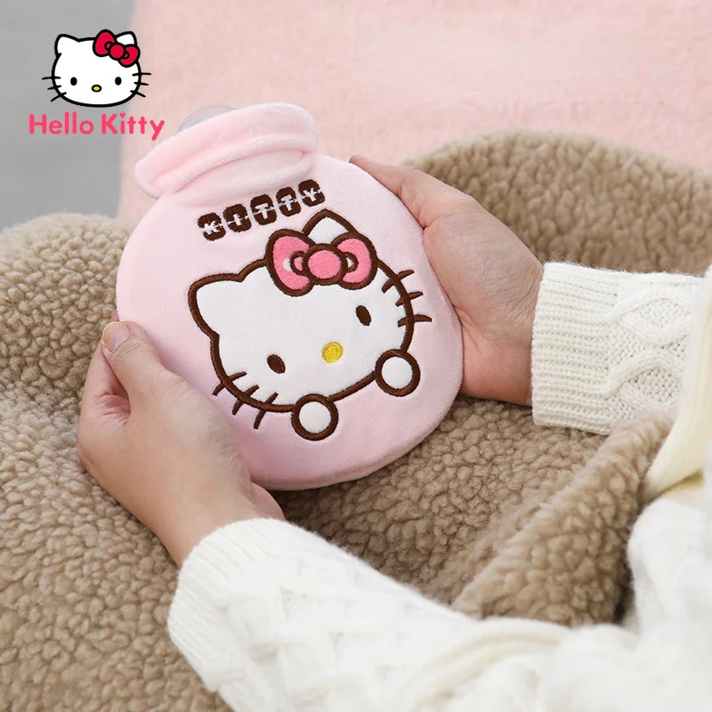 

Мультяшная Модная креативная домашняя мебель Hello Kitty зимняя бутылка для горячей воды утолщенная плюшевая грелка для рук из ПВХ