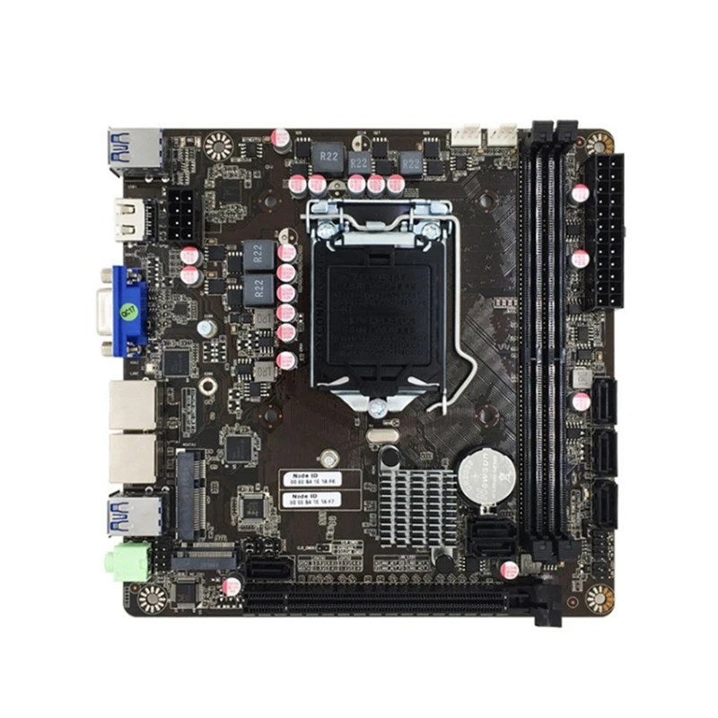 

Industrial Control Motherboard LGA1151 2XDDR4 RAM Slot PCIE 16X SATA3.0 Supports NAS Hard Disk Array RAID 0/1/5/10