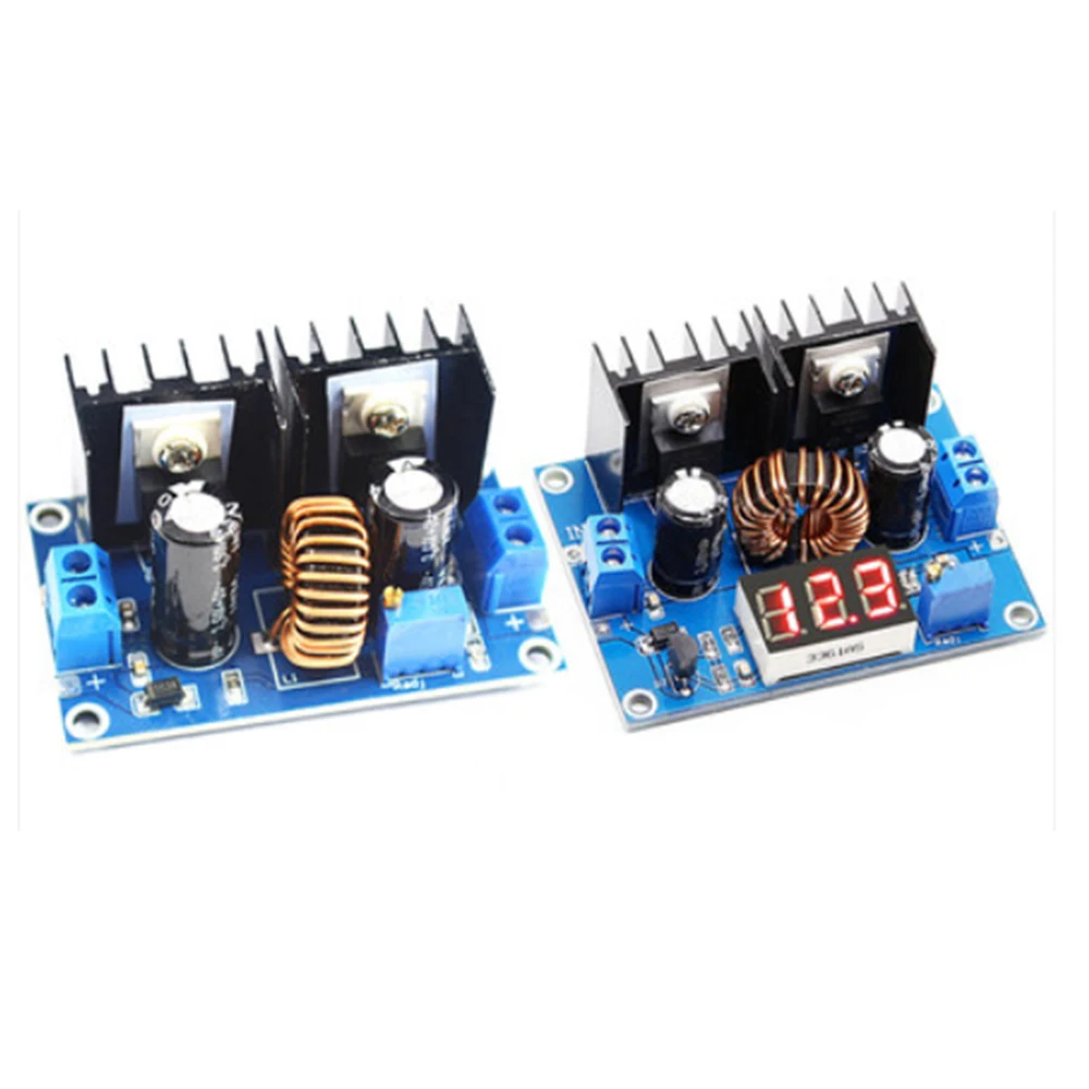 

MH-ET LIVE LED Voltmeter PWM Adjustable 4-36V To 1.25-36V Step-Down Board Module XL4016 8A 200W DC-DC Power drop Module