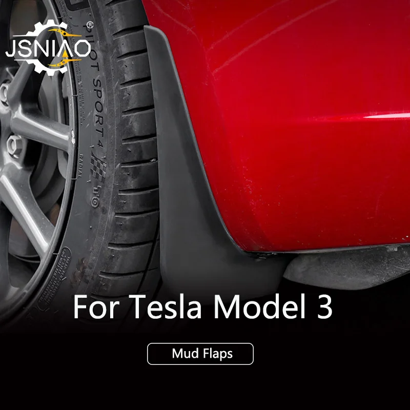 

For Tesla Model 3 Mud Flaps Accessories Guard Fender Front Rear Wheel Mudguard exterior modification accessories