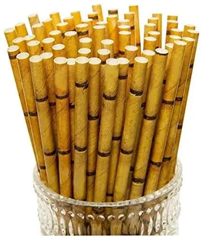 

Зеленые бумажные соломинки Cocktailgeek 100 шт.