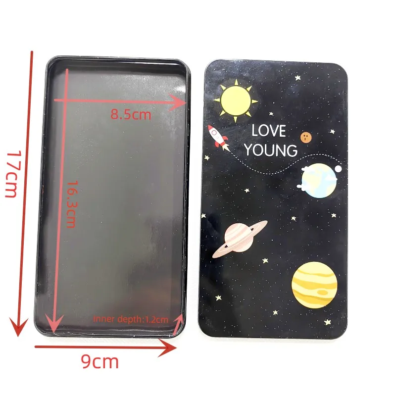 Металлическая железная Палетка для макияжа 1 2 см