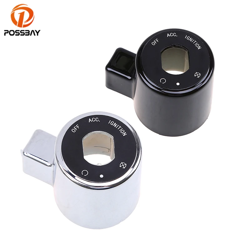 

1 комплект, хромированная крышка для выключателя зажигания мотоцикла, крышка для выключателя зажигания мотоцикла ATV подходит для Harley Davidson Sportster XL 883 1200