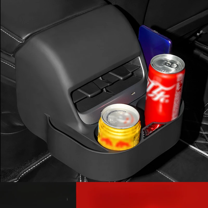 

Задний ящик для хранения с вентиляционным отверстием для Tesla Model 3 Y, аксессуары для интерьера для улучшения организации и пространства