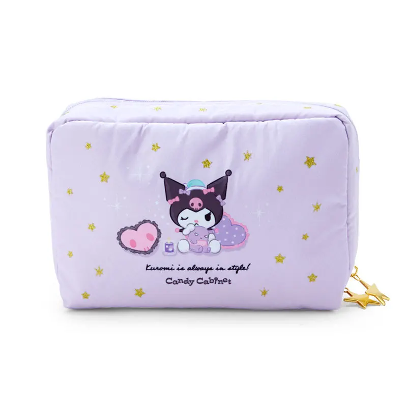 Фото Японская косметичка-пенал Sanrio Kuromi Cinnamoroll Kawaii, водонепроницаемая сумка для хранения, новинка, хит продаж для вас! №5