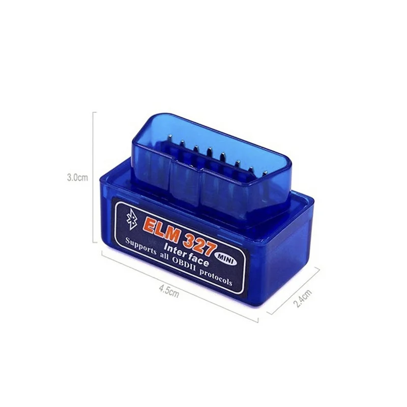 Мини Bluetooth ELM327 V2.1 V1.5 Автомобильный сканер OBD считыватель кодов инструмент для