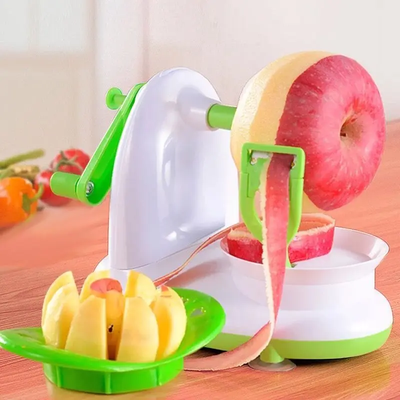 

2 sets of manual apple peeler multifunctional household peeling planer automatic peeler fruit cutting artifact