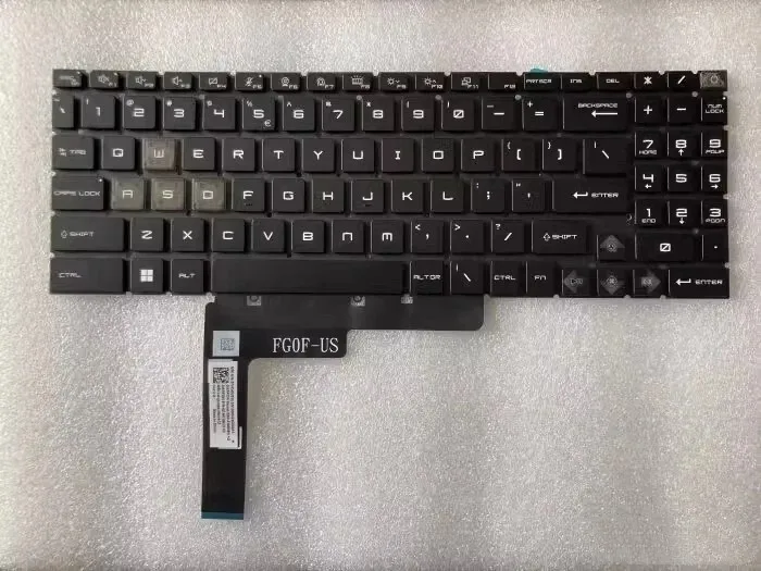 Новая клавиатура с подсветкой для MSI Crosshair 15 B12UEZB12UGSZ 17 B11UE MS-1585 MS-1583 (US-раскладка) (art.: 3920da2fafc99) - 3920da2fafc99
